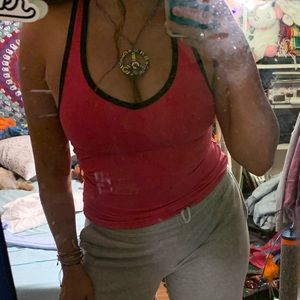 Victoria’s Secret pink athletic tank top